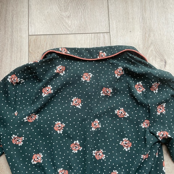 Western Floral Polka Dot Dress - Picture 4 of 5